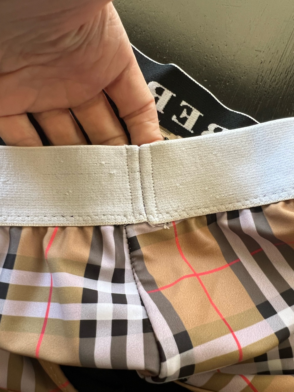 Burberry Nova Check Bikini Bottoms Logo Waist Swim Bottoms XL - Picture 9 of 10